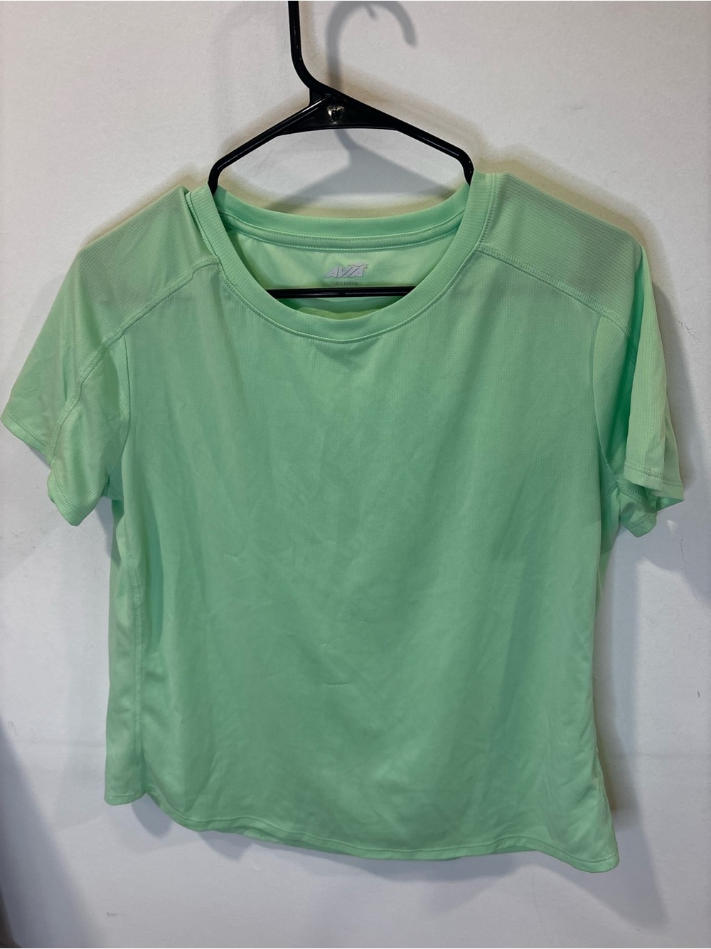 Avia Mint Green Athletic Performance Short-Sleeve Top